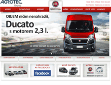 Tablet Screenshot of fiatprofessional.agrotec.cz